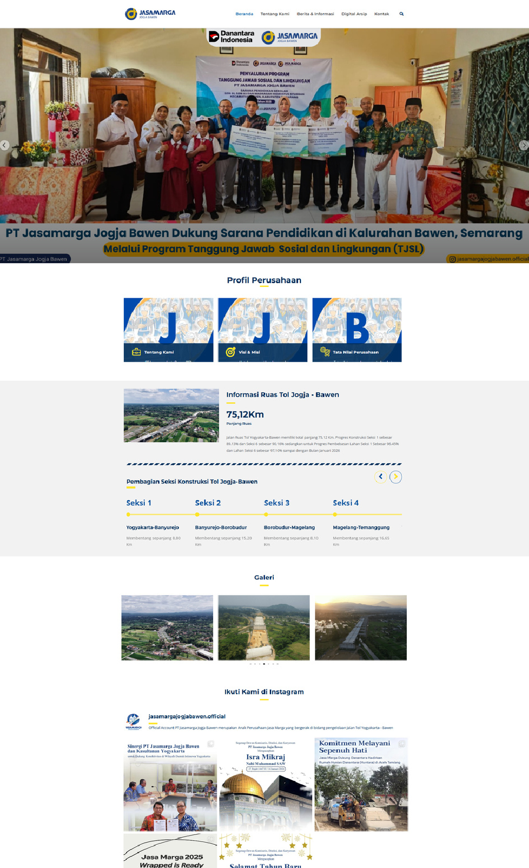 Jasamarga Jogja Bawen — Infrastructure Project Portal