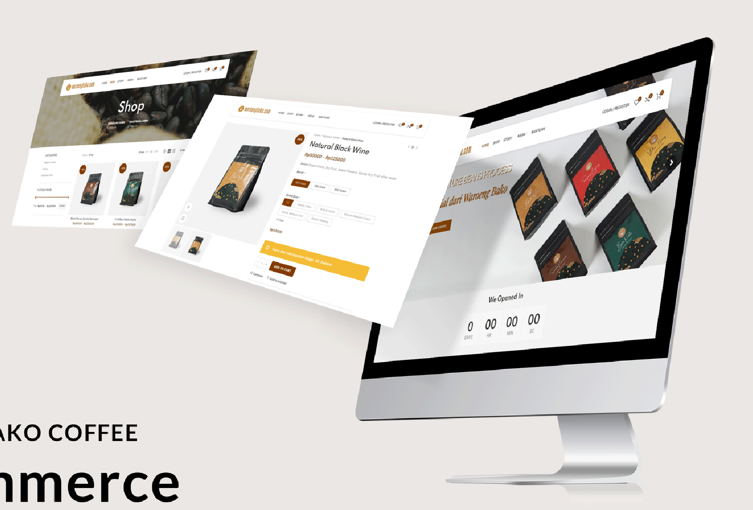 Waroeng Bako Coffee — Roastery & E-Commerce