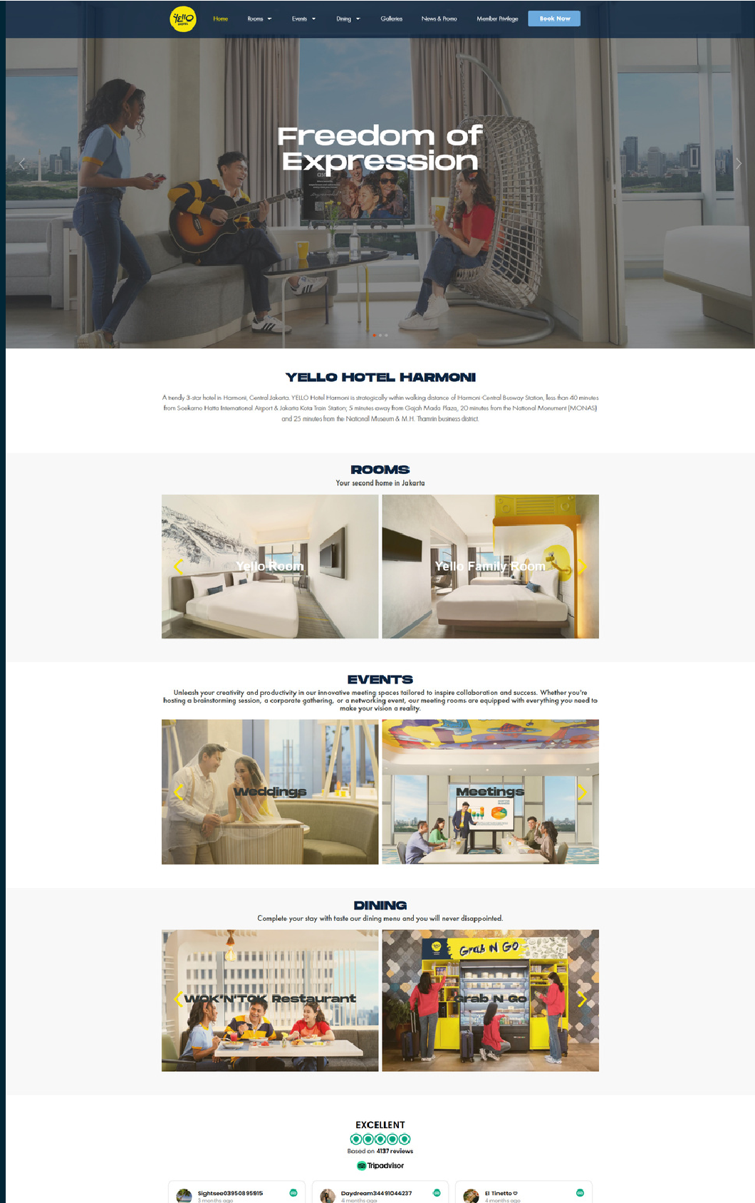 Yello Hotel Harmoni — Urban Lifestyle Hotel Platform