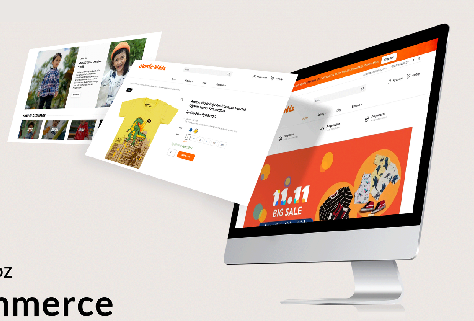 Atomic Kiddz — Children Fashion E-Commerce